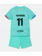 Barcelona Raphinha Belloli #11 Ausweichtrikot für Kinder 2023-24 Kurzarm (+ Kurze Hosen)